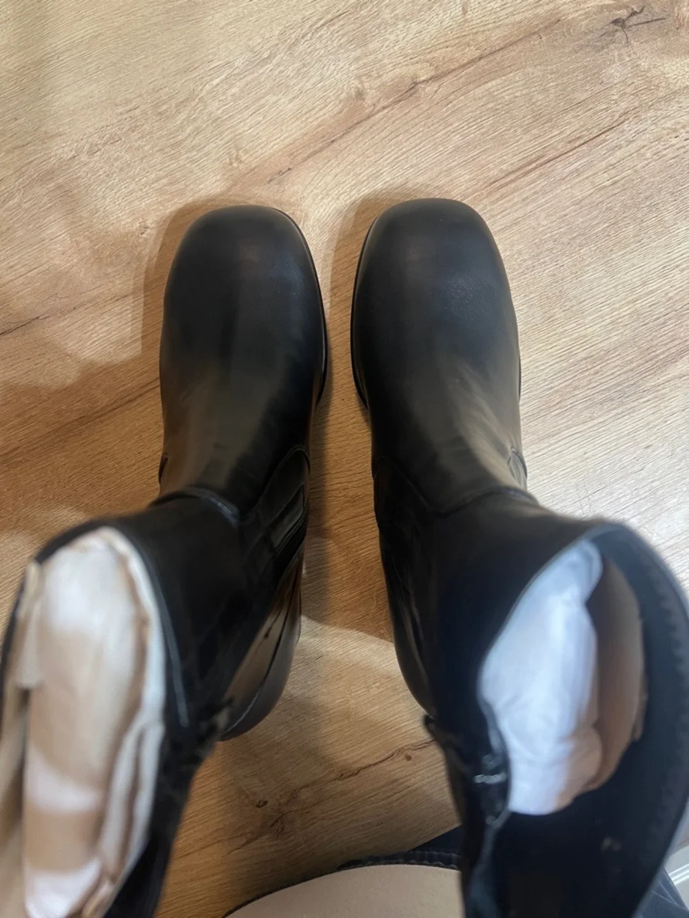 ***NEVER‎ WORN*** NWOT Silent D Black Platform Block Heel Sock Boots